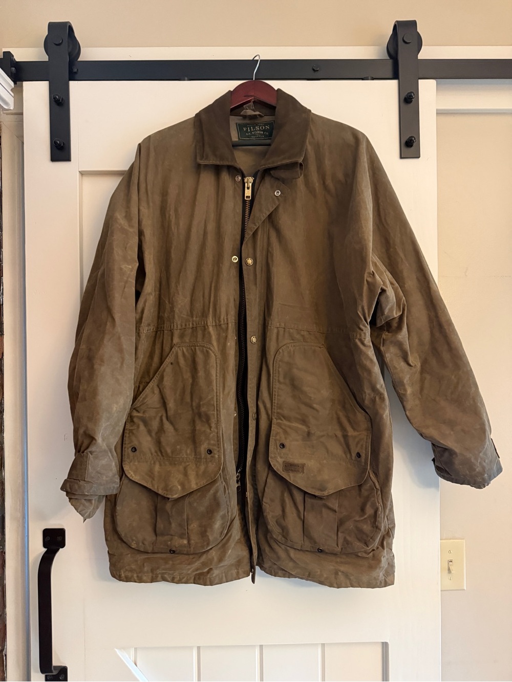 Filson Tin Cloth Field Jacket Men's Brown-2X